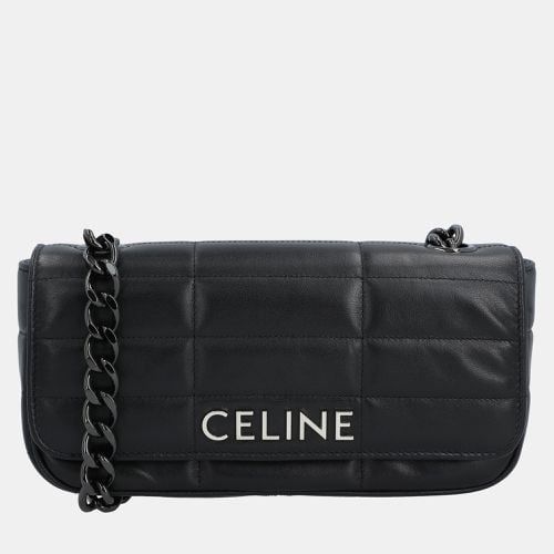 Goatskin Leather Monochrome Matelasse Chain Shoulder Bag - Celine - Modalova