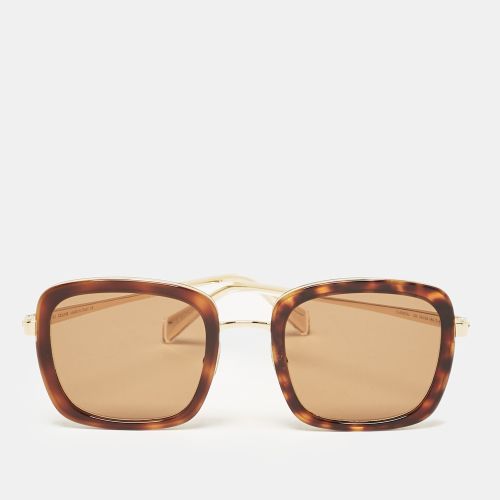 Tortoise /Gold CL40202U Square Sunglasses - Celine - Modalova