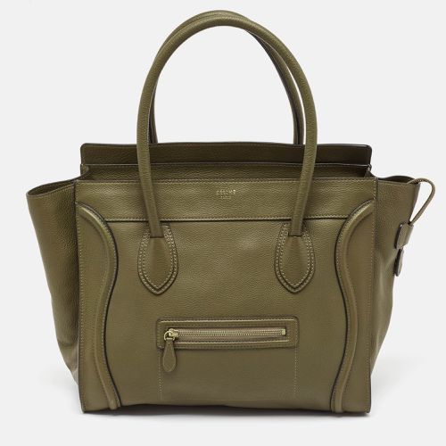 Olive Leather Shoulder Luggage Tote - Celine - Modalova