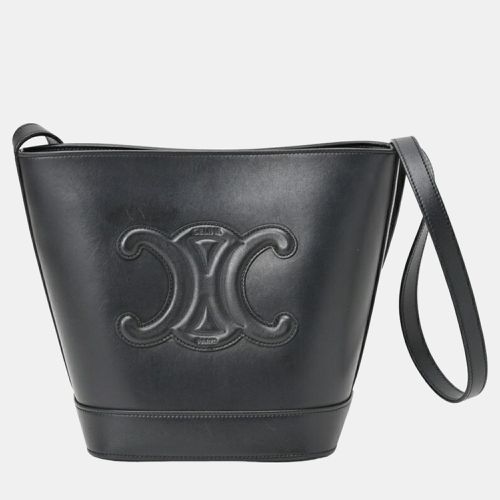 Smooth Calfskin Small Cuir Triomphe Bucket Bag - Celine - Modalova