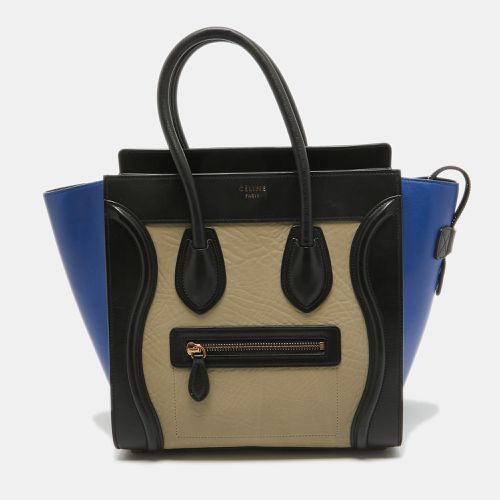 Tricolor Leather Micro Luggage Tote - Celine - Modalova