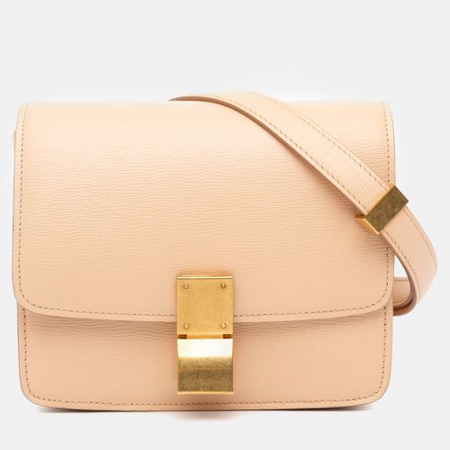 Leather Small Classic Box Shoulder Bag - Celine - Modalova