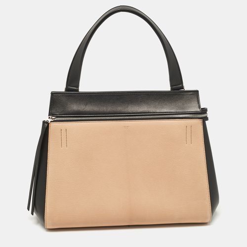 Black/ Leather Medium Edge Top Handle Bag - Celine - Modalova