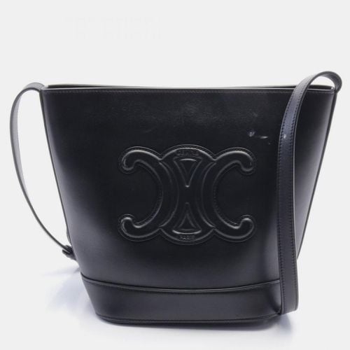 Leather Small Bucket Cuir Triomphe Shoulder Bag - Celine - Modalova