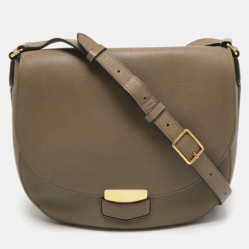 Taupe Leather Medium Trotteur Shoulder Bag - Celine - Modalova