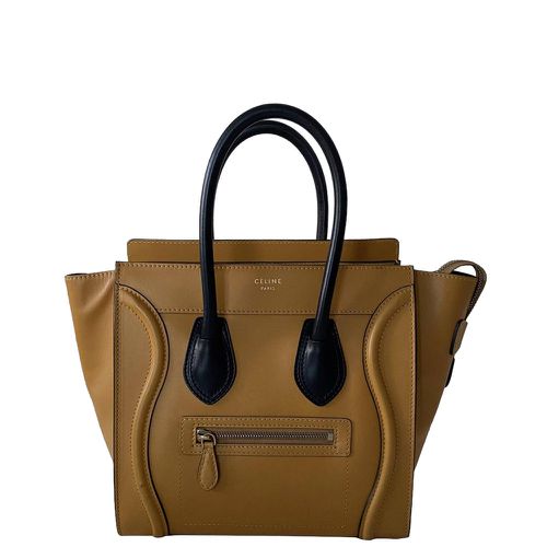 Leather Luggage Micro Tote - Celine - Modalova