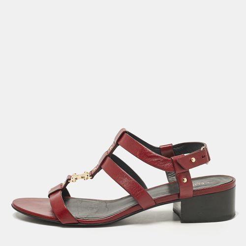 Leather Triomphe Ankle Strap Sandals Size 38 - Celine - Modalova