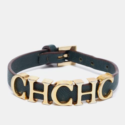 Forest Leather Logo Charms Wrap Bracelet - CH Carolina Herrera - Modalova