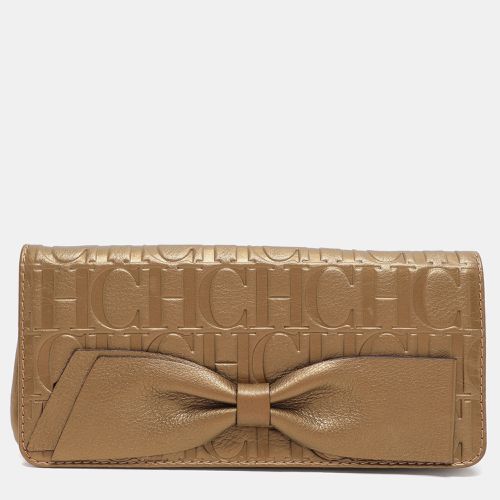 Embossed Leather Bow Crossbody Bag - CH Carolina Herrera - Modalova