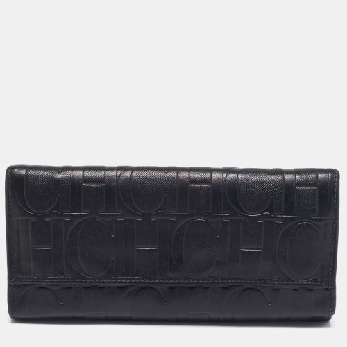 Embossed Leather Continental Wallet - CH Carolina Herrera - Modalova