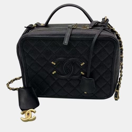 Caviar Leather Large Filigree Shoulder Bag - Chanel - Modalova