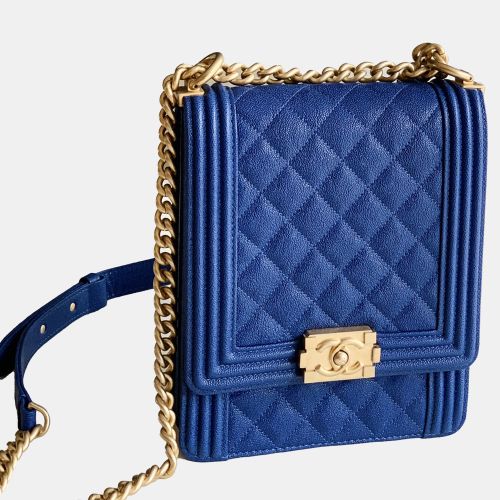 Leather North South Boy Shoulder Bag - Chanel - Modalova