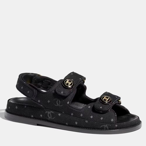 Denim Printed Sandals Size EU 38 - Chanel - Modalova