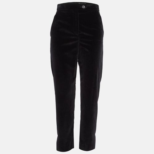 Velvet Button Detail Pants S - Chanel - Modalova