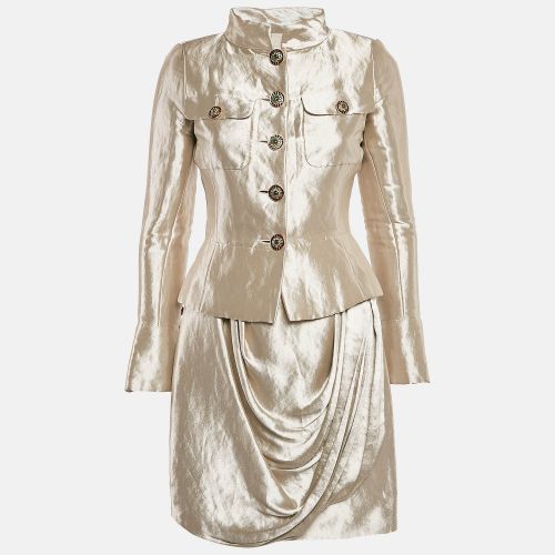 Silk Blend Blazer and Skirt Set S - Chanel - Modalova