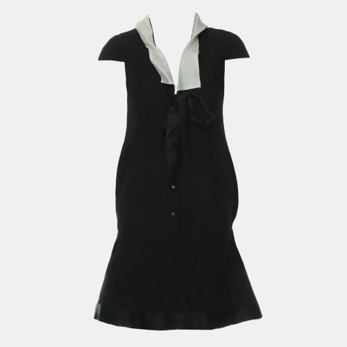 White Cotton Collared Bow Mini Dress FR Women 34 - Chanel - Modalova