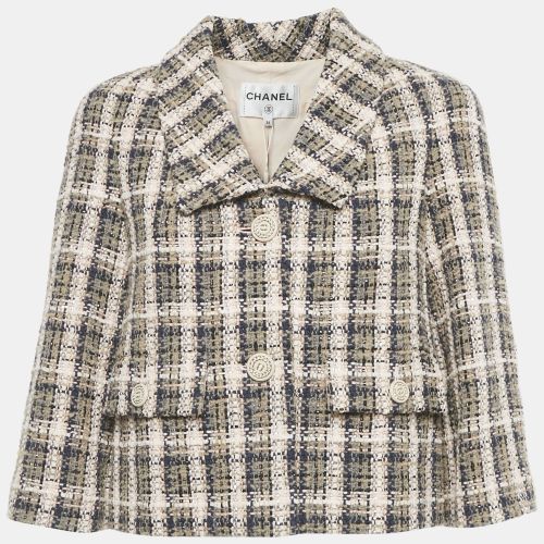 Grey Tweed Lurex Jacket S - Chanel - Modalova
