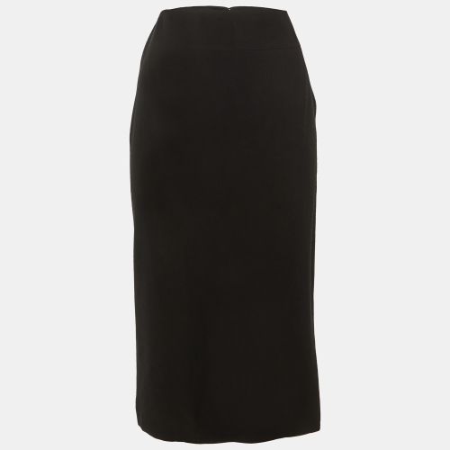 Chanel Black Wool Pencil Skirt L - Chanel - Modalova