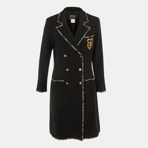 Wool Double Breasted Coat L - Chanel - Modalova