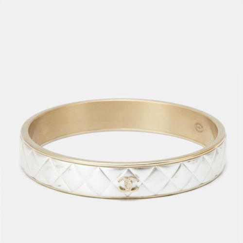 CC Composite Gold Tone Bangle Bracelet - Chanel - Modalova