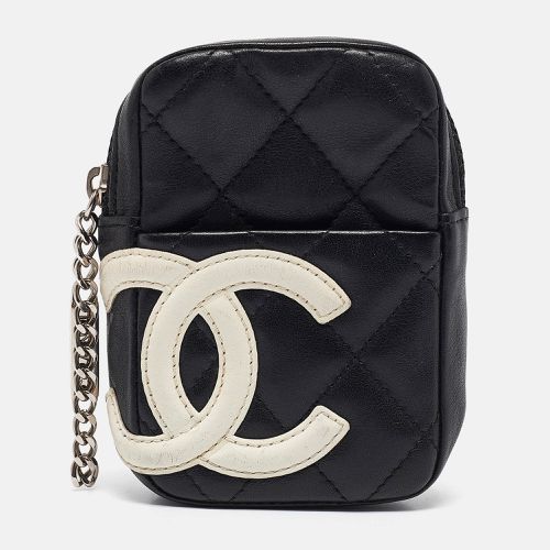 White Quilted Leather CC Cambon Ligne Pouch - Chanel - Modalova