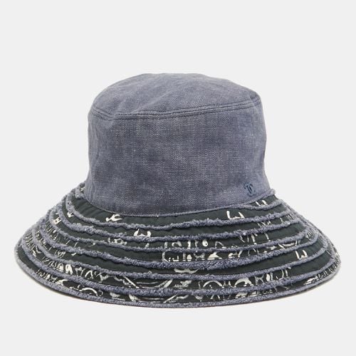 Denim Patchwork Bucket Hat Size 57 - Chanel - Modalova