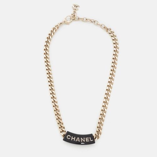 Resin Crystals Tone Necklace - Chanel - Modalova