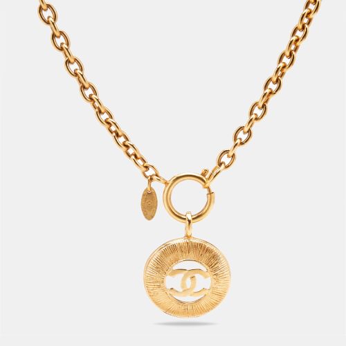 Chanel CC Gold Tone Necklace - Chanel - Modalova