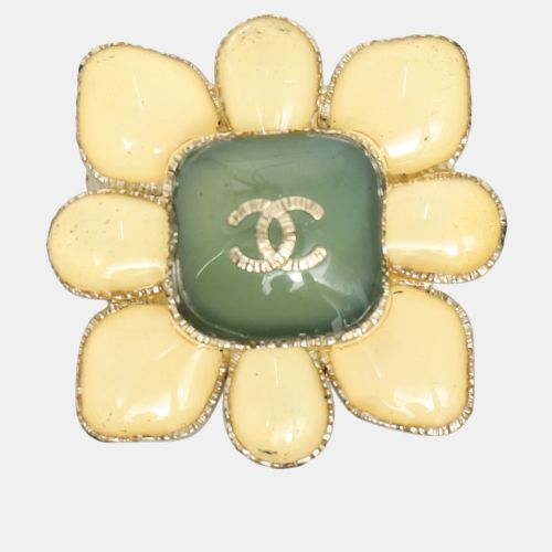 Chanel Gripoix CC Brooch - Chanel - Modalova