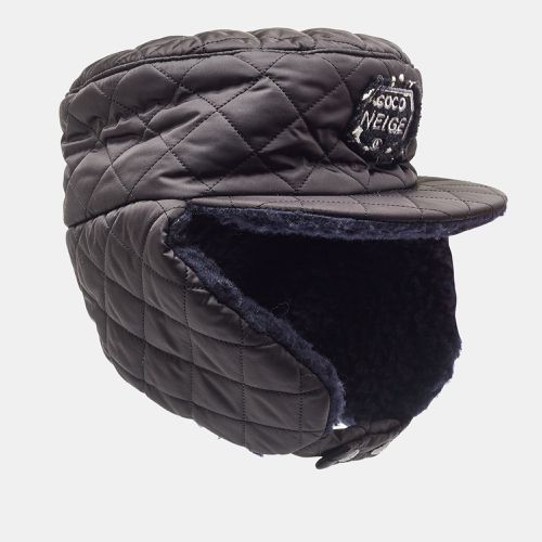 Quilted Coco Neige Trapper Hat M - Chanel - Modalova