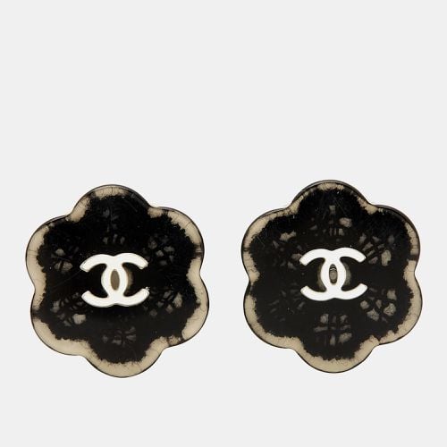 Chanel CC Resin Gold Tone Earrings - Chanel - Modalova