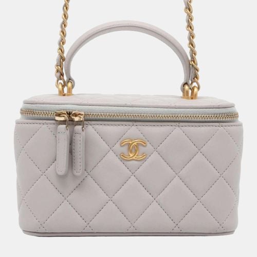 Light Lambskin Leather Vanity Case Shoulder Bag - Chanel - Modalova