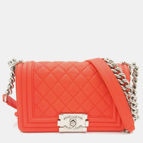 Caviar Leather Small Boy Shoulder Bag - Chanel - Modalova