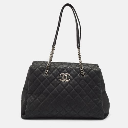 Quilted Matte Caviar Leather Lady Pearly Tote - Chanel - Modalova