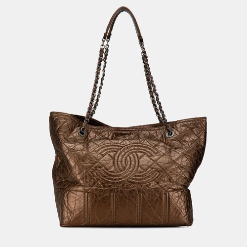 Distressed Calfskin Shopping In Moscow Tote - Chanel - Modalova