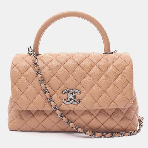 Leather Caviar Small Coco Handle Top Handle Bag - Chanel - Modalova