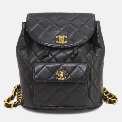 Leather duma Matelasse Chain Backpack Rucksack - Chanel - Modalova