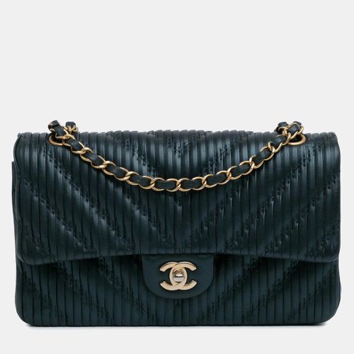 Medium Calfskin Coco Pleats Double Flap Bag - Chanel - Modalova