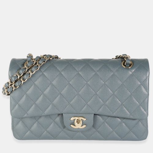 Quilted Caviar Medium Classic Double Flap Shoulder Bag - Chanel - Modalova