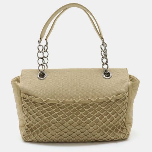 Canvas Leather Coco Mark Chain Shoulder Tote bag - Chanel - Modalova