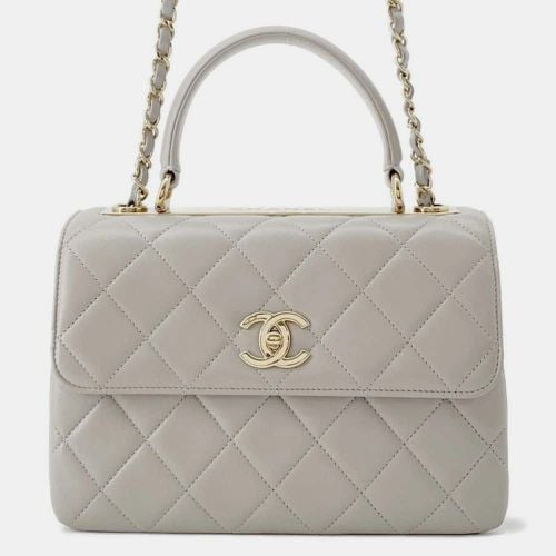 Coco Mark Matelasse Lambskin Chain Shoulder Bag - Chanel - Modalova