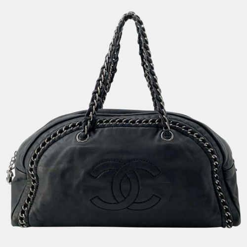 Leather Coco Mark Chain Shoulder Bag - Chanel - Modalova