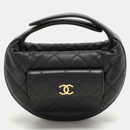 Caviar Leather Mini Round Hobo - Chanel - Modalova