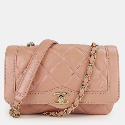 Leather Peach Matelasse No. 29 Coco Mark Single Chain Shoulder Bag - Chanel - Modalova