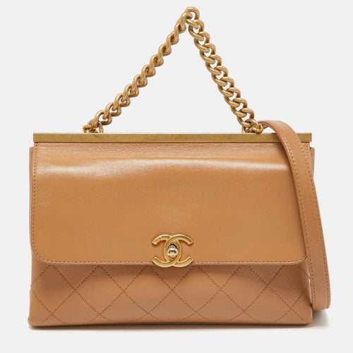 Leather Small Coco Luxe Flap Bag - Chanel - Modalova