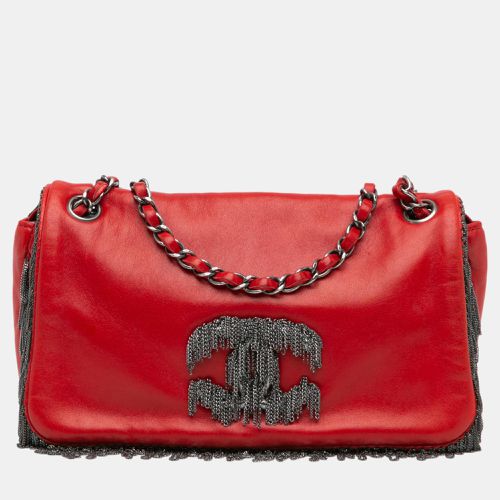 Small Lambskin Rock and Cabaret Fringe Chain CC Flap - Chanel - Modalova