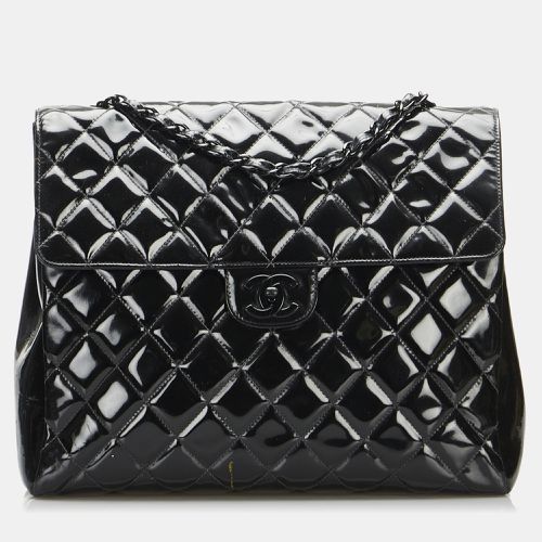 So Quilted Patent Leather Single Flap Bag - Chanel - Modalova