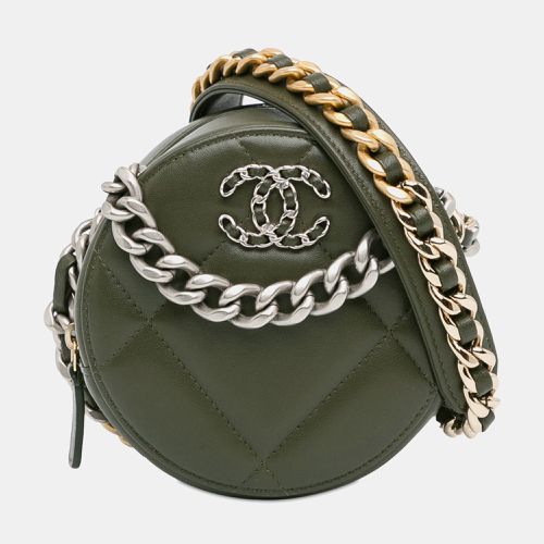 Lambskin Leather 19 Round Clutch with Chain - Chanel - Modalova