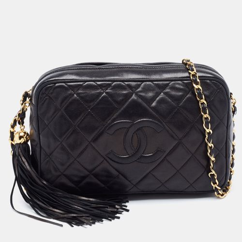 Quilted Leather Tassel Camera Bag - Chanel - Modalova