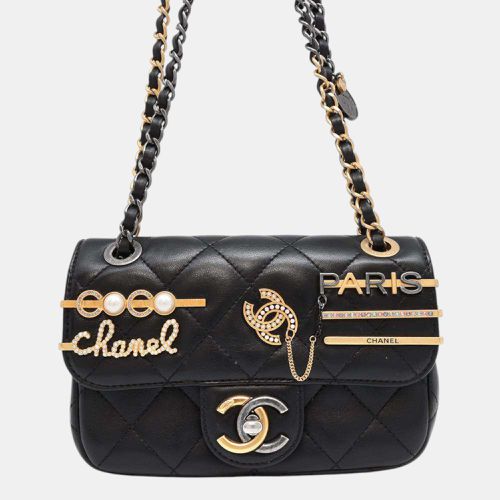 Lambskin Mini Matelasse Clip Coco Chain shoulder Bag Size 18 - Chanel - Modalova